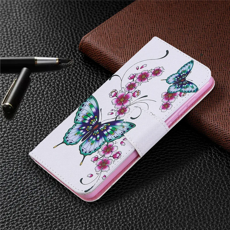 Leather Magnetic Flip Wallet Phone Case Cover - Premium  with Card Slots and Stand
