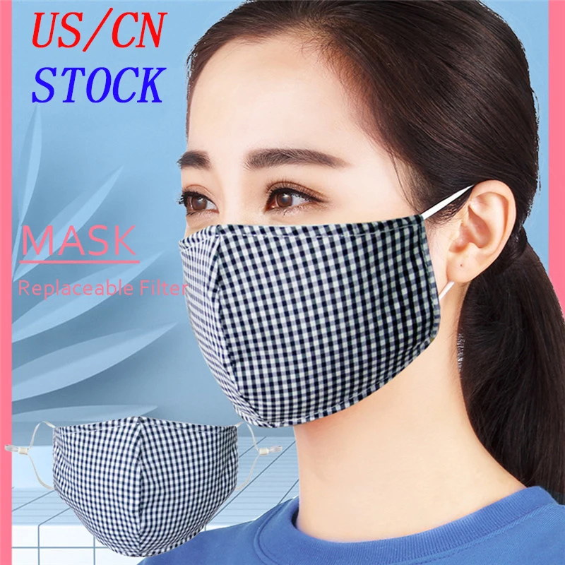 

100pcs Filters + PM2.5 Mouth Mask Dust Respirator Washable Reusable Mask Unisex Cotton Mouth Muffle For Allergy/Asthma/Travel
