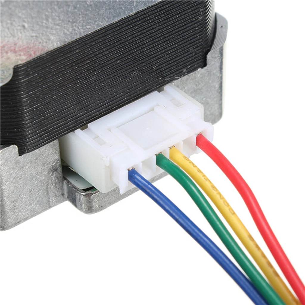 Nema 17 биполярный шаговый двигатель 28N.cm 0.4A 12V 4 Wire для ЧПУ 3D-принтера | Автомобили и