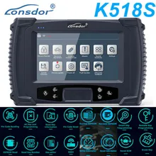 Lonsdor K518S programmeur de clé OBD2, outil de Diagnostic de voiture professionnel, réglage de l'odomètre, IMMO