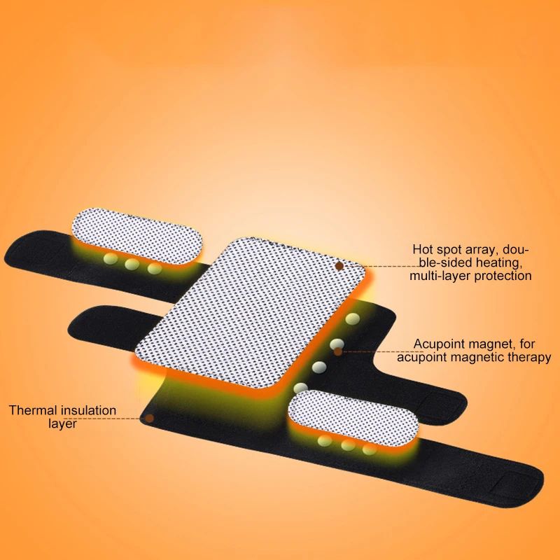 Наколенник турмалиновый магнит терапия практичный удобный эластичный Зимний Лыжный Теплый Аксессуар самонагревающийся наколенник
