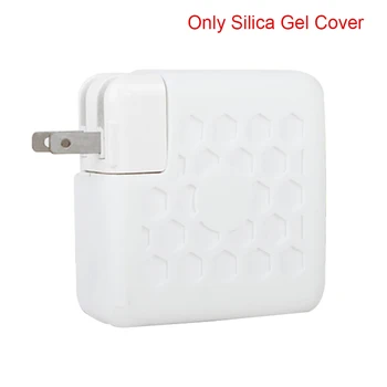 

Soft Practical Case Power Adapter Use Flexible Silicone Lightweight Shockproof Portable Protective Cover For Macbook Charger