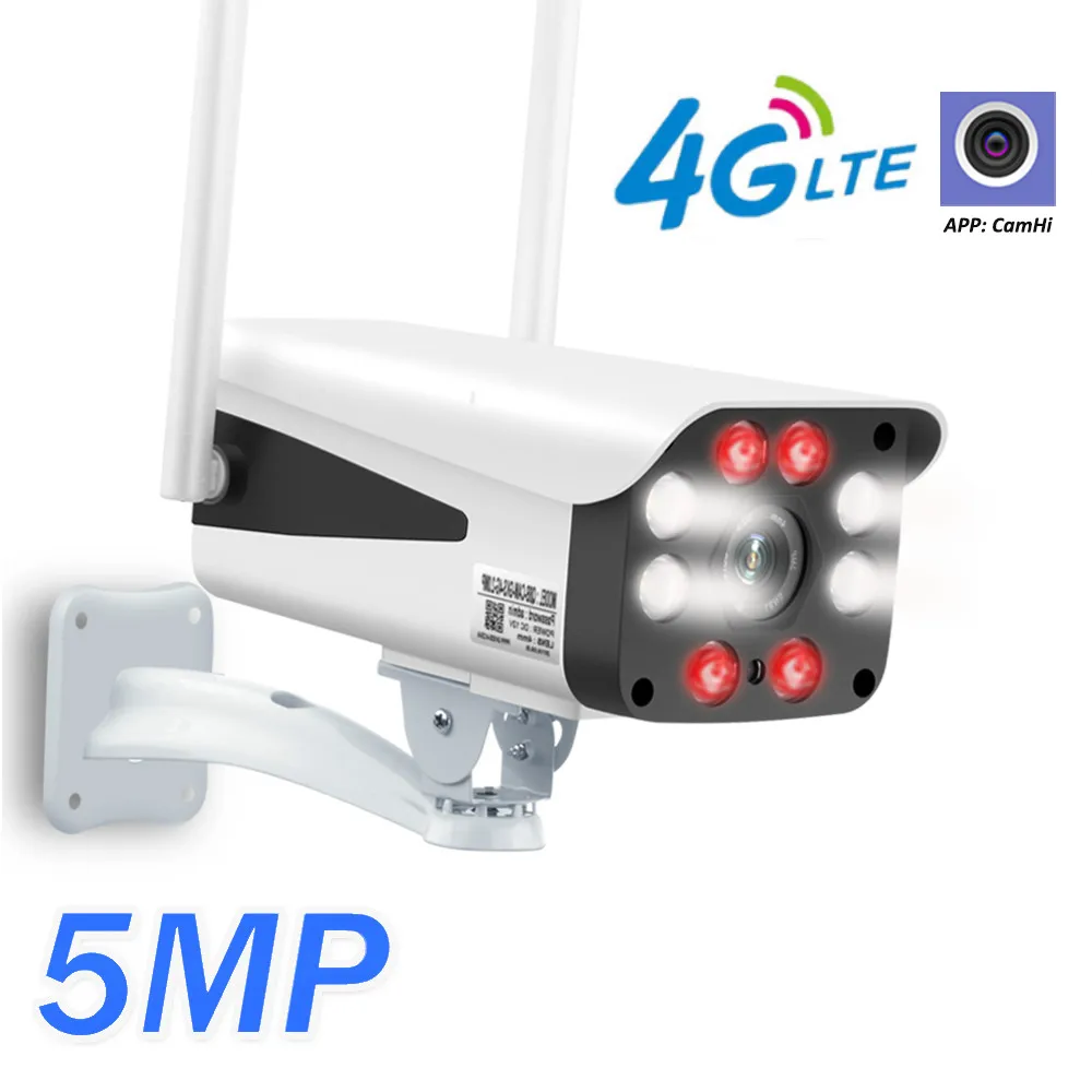 

4G SIM Card Security Camera CCTV 1080P HD WIFI IP Camera Outdoor Waterproof P2P infrared Night Vision Bullet Surveillance