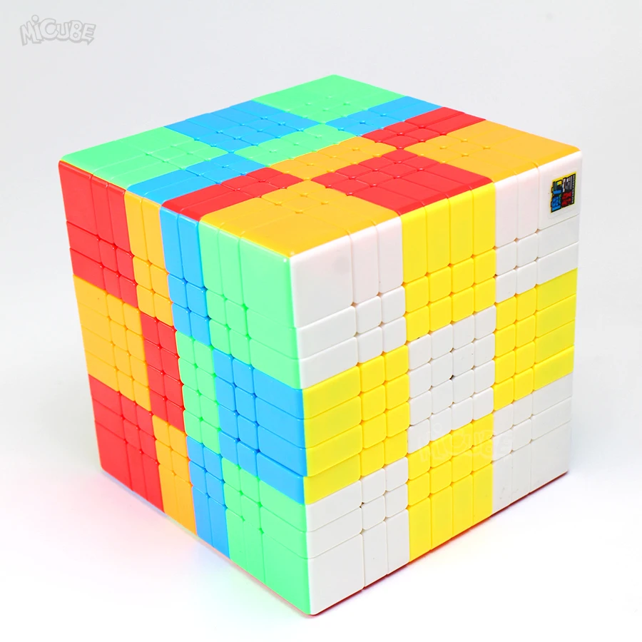 Moyu Yuhu Meilong 10x10x10 кубик без наклеек матовая поверхность 10x10 Magic Скорость куб головоломка 10 слоев Cubo развивающая игрушка