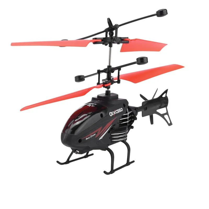 Mini RC Infraed Induction Helicopter Aircraft Flashing Light Toys mini drone Christmas Gift #4D20 (16)