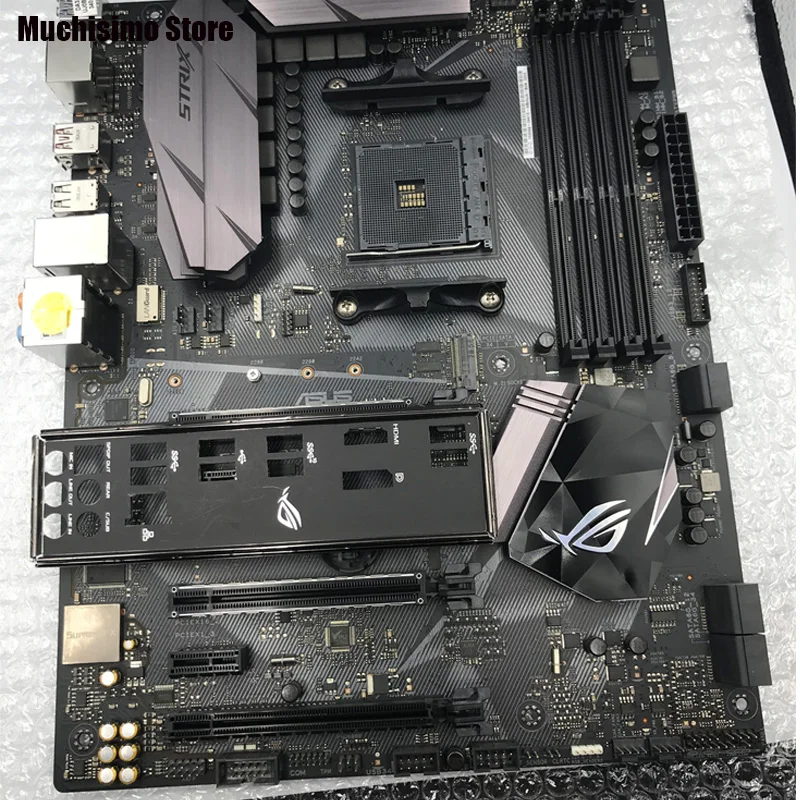 Used Socket AM4 Asus ROG STRIX B350-F GAMING Motherboard AMD B350 DDR4 64GB Desktop Asus B350 Mainboard AM4 PCI-E 3.0 DDR4