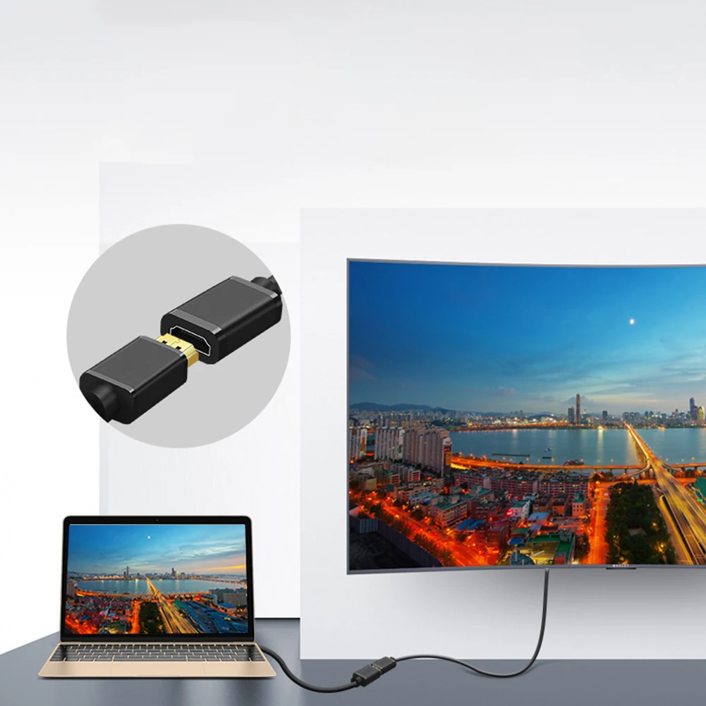 4K Vision адаптер конвертер HDMI кабель расширение Стандартный многофункциональный компьютер мужчин и женщин высокоскоростной проектор ТВ мини