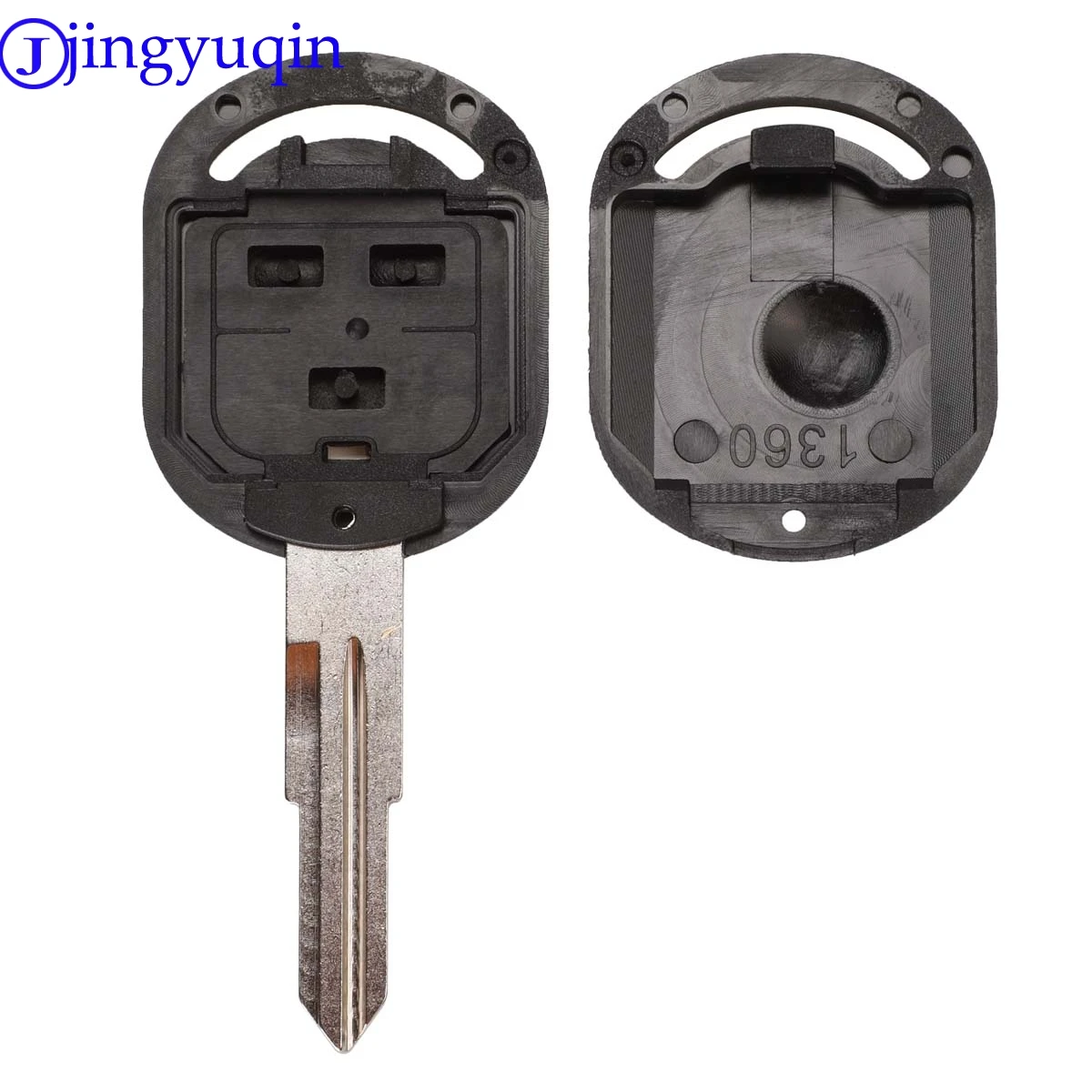 Jingyuqin пульт дистанционного ключа оболочки чехол для Buick 2003-2005 Excelle HRV для Chevrolet автомобиля брелок нерезанное лезвие Fob