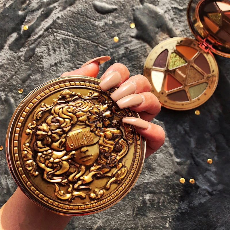 GUICAMI Lucky Coin тени для век Pallete Sunrise телесного цвета матовые макияжа Палитра