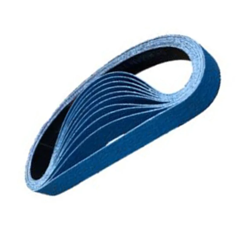 9 шт./компл. 20 мм x 520 мм Поддержка файлов Zirconia шлифовальный Ремни 40/60/80 Грит