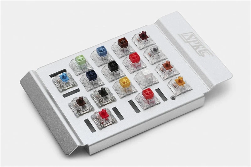 IDOBAO пользовательские 17 переключателей в верный на ощупь алюминиевый чехол для механической клавиатуры Cherry Mx цифровой клавиатуры