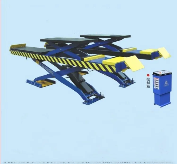 

Popular Double-Level Platform Low Profile Scissor Lift For Four Wheel Alignment