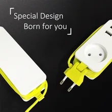 Настенная розетка с 4 USB портами 1/2 дюйма 1200 Вт 1 5 м|Электрические