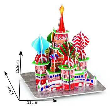 

3D World Famous Building Architecture Puzzle Jigsaw Educational Toy DIY Assemble