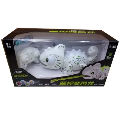 Remote Control Chameleon Toy Children'S Electric Voice Discoloration Dinosaur Robot Double Interaction Confrontation Game Toys