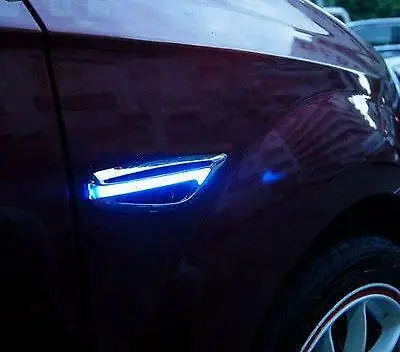 Светодиодный габаритный фонарь-сигнал поворота синий Универсальный автомобильный аксессуар модификация автомобиля