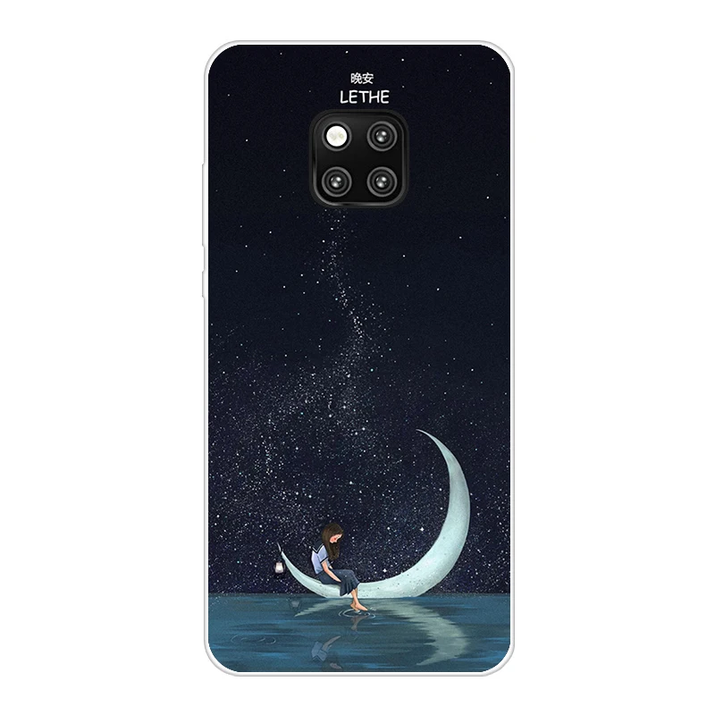 Силиконовый чехол для huawei mate 20 pro, мягкий чехол для huawei mate 20 X Coque Capa для mate 20 full 360, защитный чехол - Цвет: Флуоресцентный зеленый