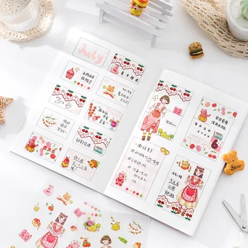 

Mohamm 3Pcs Colorful Life Series Stickers Decoration Scrapbooking Paper Creative Stationary School Supplies