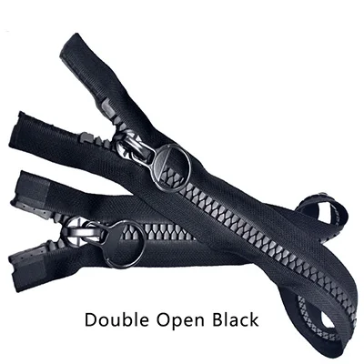 Meetee 2 шт. 70-120 см 15# Смола двойная открытая Одиночная открытая молния открывающаяся Автоматическая застежка-молния для пуховика DIY аксессуары для багажа ZA064