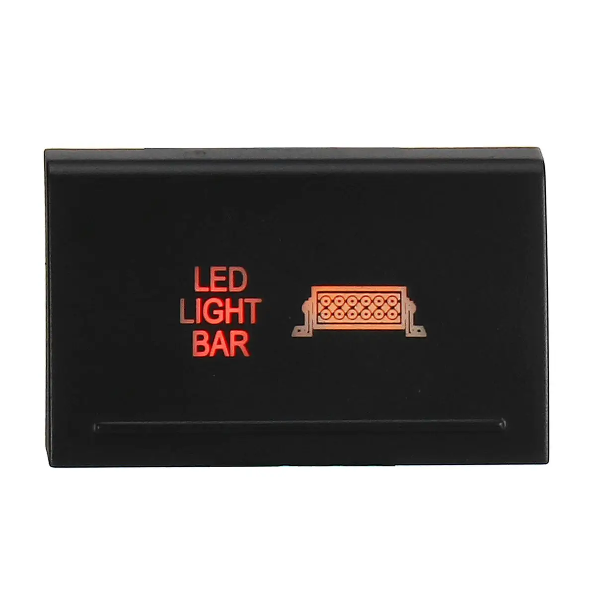 LED Light Bar Верхняя кнопка для автомобиля переключатель ВКЛ-ВЫКЛ переключатель двойной светодиодный индикатор светильник бар пятно вождения Задний Передний обратный светильник для VW для Amarok - Испускаемый цвет: LED Light Bar