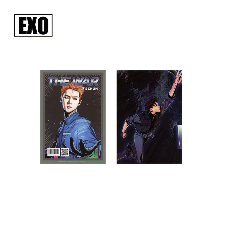 1 комплект Kpop EXO мультфильм Фотокарта для коллекции фанатов высокого качества EXO Kpop войны обычный альбом фото карты Новое поступление