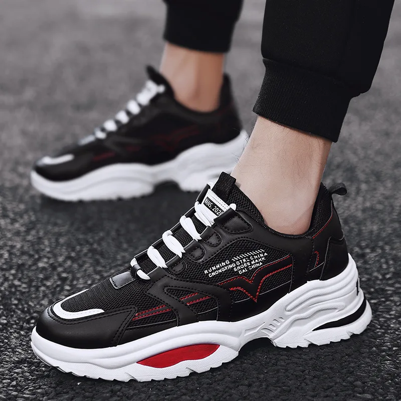

2020 Spring Summer New Style Mesh Breathable Sports Footwear Korean-style Versatile Dad Shoes Teenager Students MEN'S SHOES