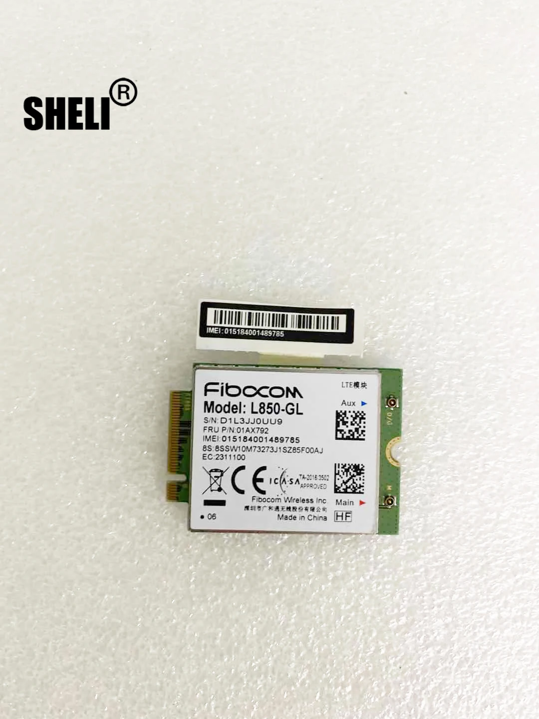 Беспроводной модуль для lenovo Fibocom L850-GL FRU 01AX792 M.2 WWAN Card ThinkPad X1 Carbon Gen6 X280 T580 T480s Yoga 3rd 4th |