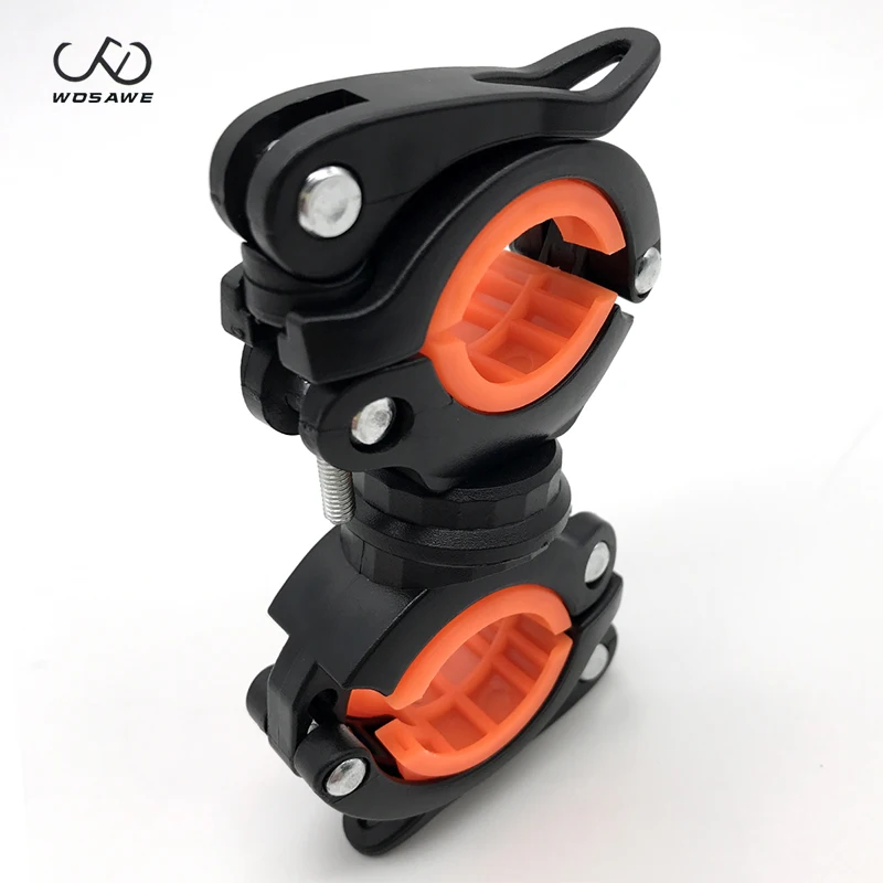 Clearance WOSAWE 360 Degree Rotation Cycling Bike Bicycle Flashlight Torch Mount LED Head Front Light Holder Clip Bicycle Accessories 0