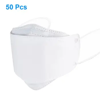 

50PCS Party Dust Masks Home Dust Protection Unisex Face Mask Breathable Facial Mask Disposable Mask With Elastic Strap Gadgets