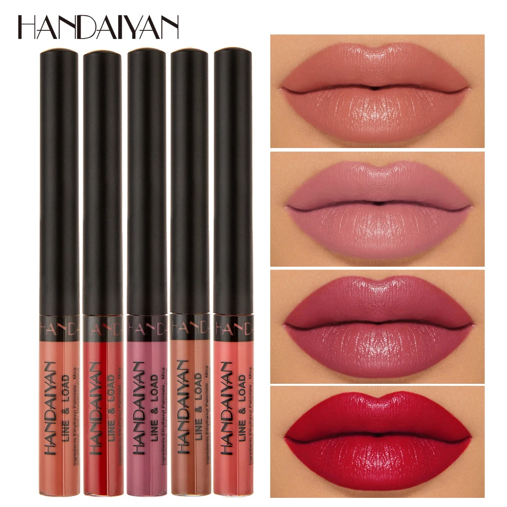 Velvet Lip Gloss Mist Matte Lip Gloss Continuously Long Lasting  Lip Gloss Lip Pencil Two In One  Multifunctional Lip Gloss