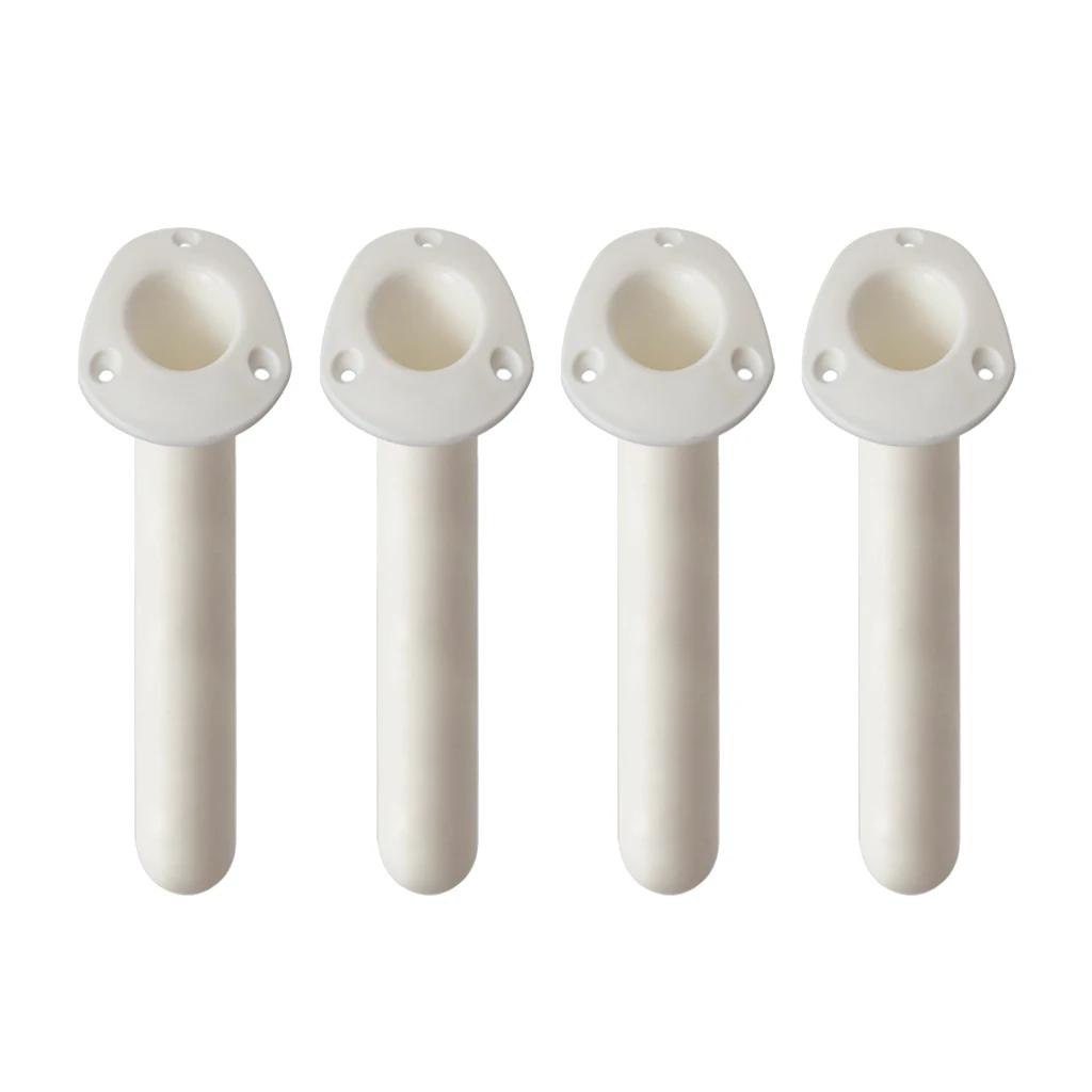 

4 Pieces Fishing Rod With 12x Canoe Kayak Screw Flush Mount Marine Boat Strong Stand Sport Outdoors