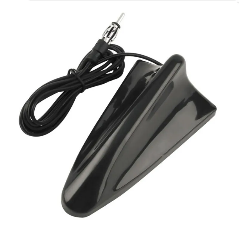 

New Arrival Black Colors 1PCS Universal Shark Fin Type Antenna Aerial Signal Car Auto SUV Roof Special Radio FM Car-styling