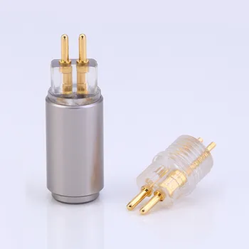 

2 Pin 0.78mm Earphone Pins Gold Plated Headphone Plug Minijack For Soldering HiFi Headset Cable Connector Audio Jack Adapter DIY