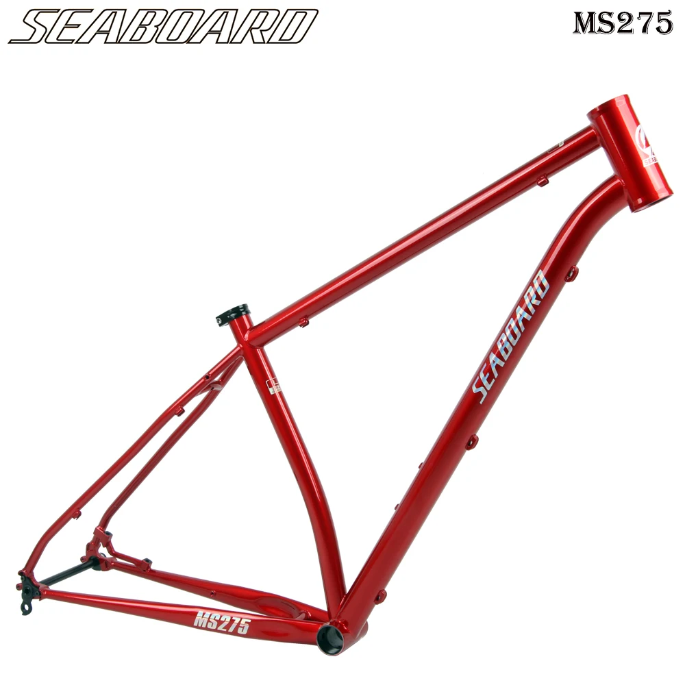 

TSUNAMI Seaboard MS275 MTB Bike Frame 750 CR-MO Steel 27.5* 15.5/17 Inch Disc Brake Thru Axle M12 Mountain Bike Frame