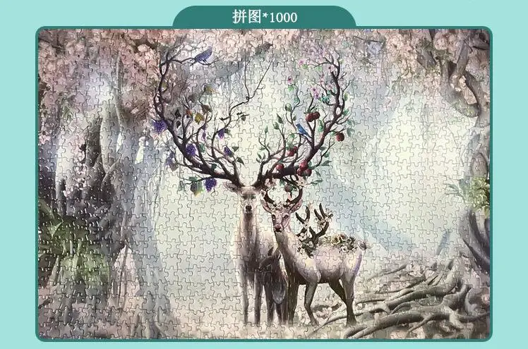 Пластиковые пазлы, 1000 деталей, головоломки, игрушки, мозаика с пейзажем, живопись, головоломка для взрослых, детей, сделай сам, головоломки