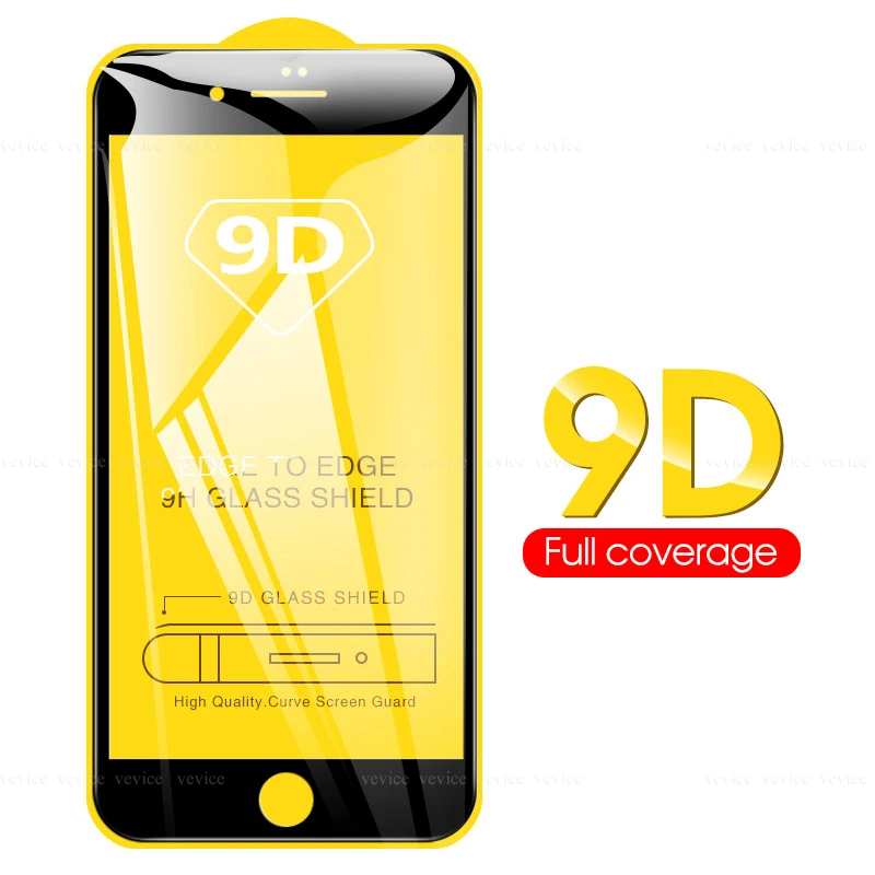 9D ультра тонкая прозрачная пленка для iPhone 7 8 Plus 11 6 S XS Max XR X премиум защита экрана 6s