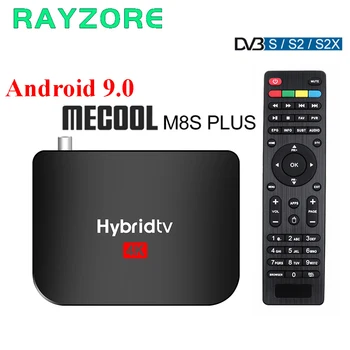 

MECOOL M8S PLUS Set Top Box DVB-S DVB-S2 DVB-S2X Android 9.0 TV BOX Amlogic S905X2 2GB 16GB 2.4GHz WiFi 4K HD Media player