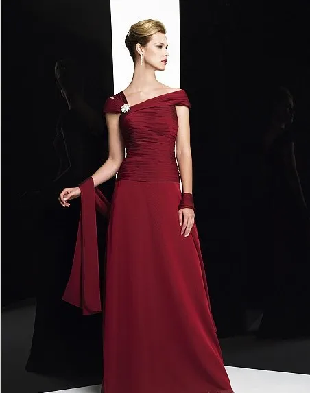 vestido de festa Красное Длинное Платье de soiree с рукавами-крылышками, вечерние, элегантные, вечерние платья vestido de noiva, платья для матери невесты - Цвет: Красный
