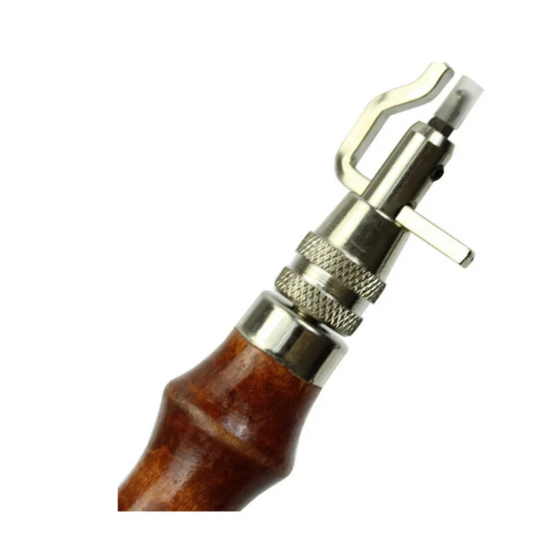 7 In 1 Professional Leathercraft Adjustable Stitching and Groover Crease Leather Tool DIY Handmade Practical Sewing Tools