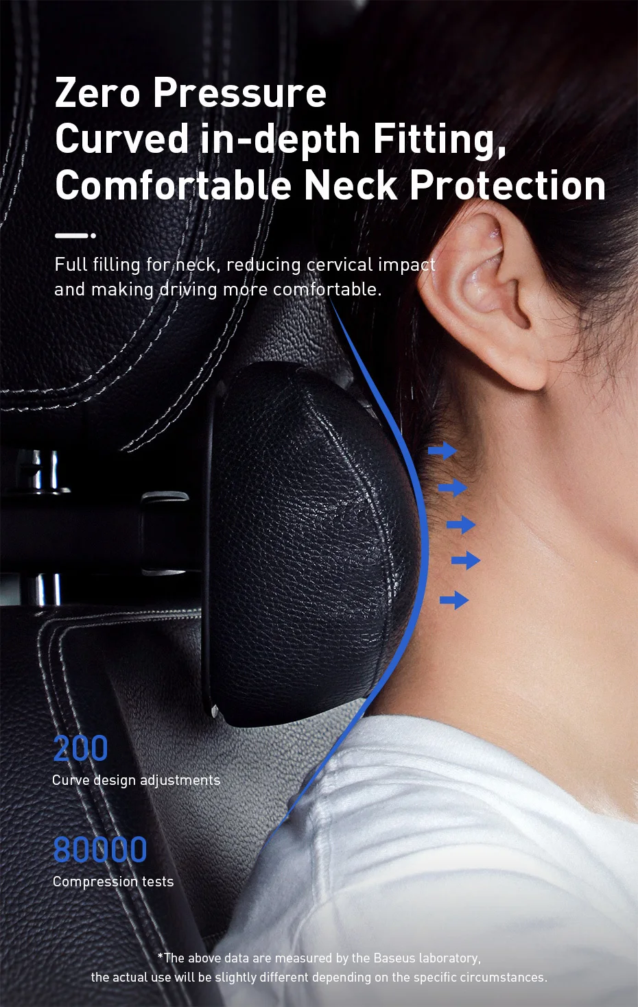 adjustable car neck pillow