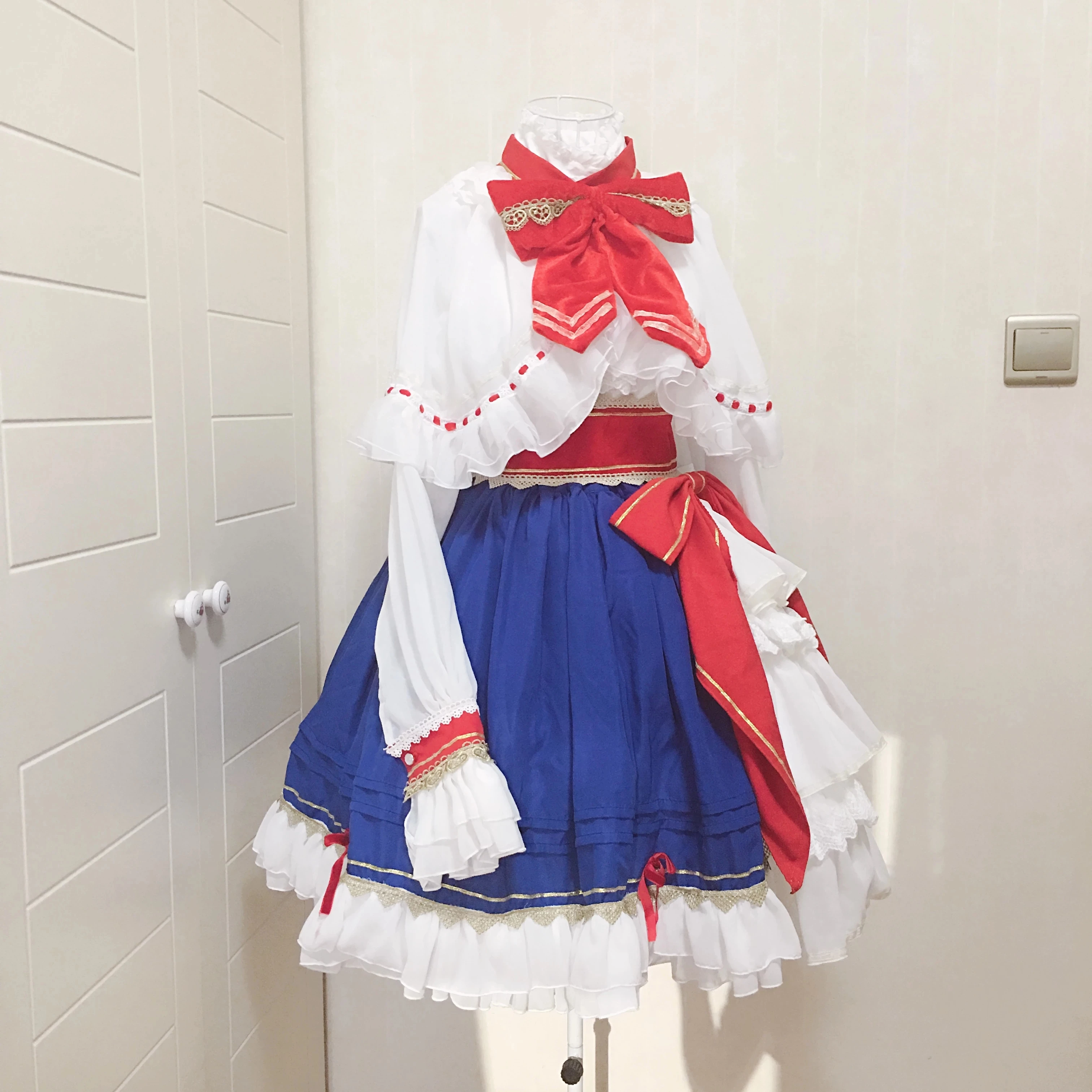 

COSLEE Anime Touhou Project Alice Outfit Lolita Dress Gorgeous Uniform Party Skirt Cosplay Costume Halloween Party Outfit For Wo