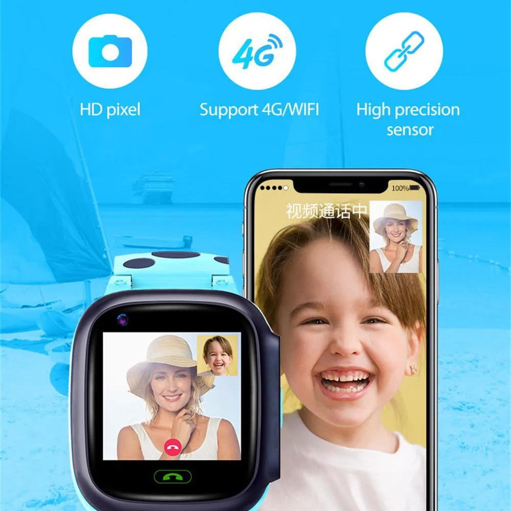 Y95 Смарт-часы телефон gps Водонепроницаемые Детские Смарт-часы ребенок 4G Wifi Antil-lost SIM трекер местоположения умные часы HD Видеозвонок