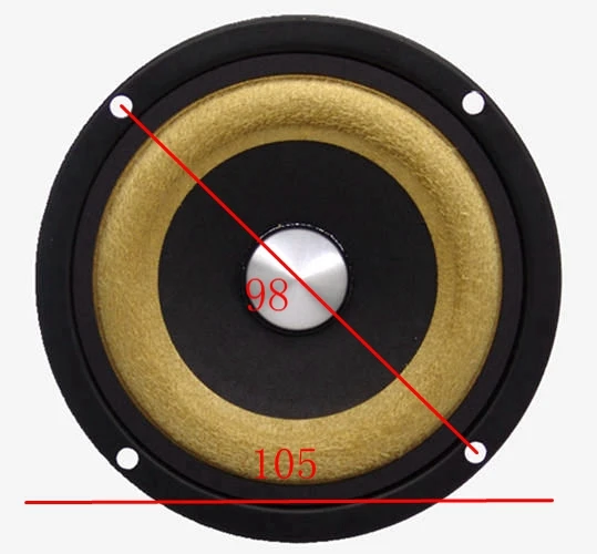 2pcs 3.5 inch HIFI full-range speaker, car speaker upgrade and modification desktop bluetooth speaker computer box