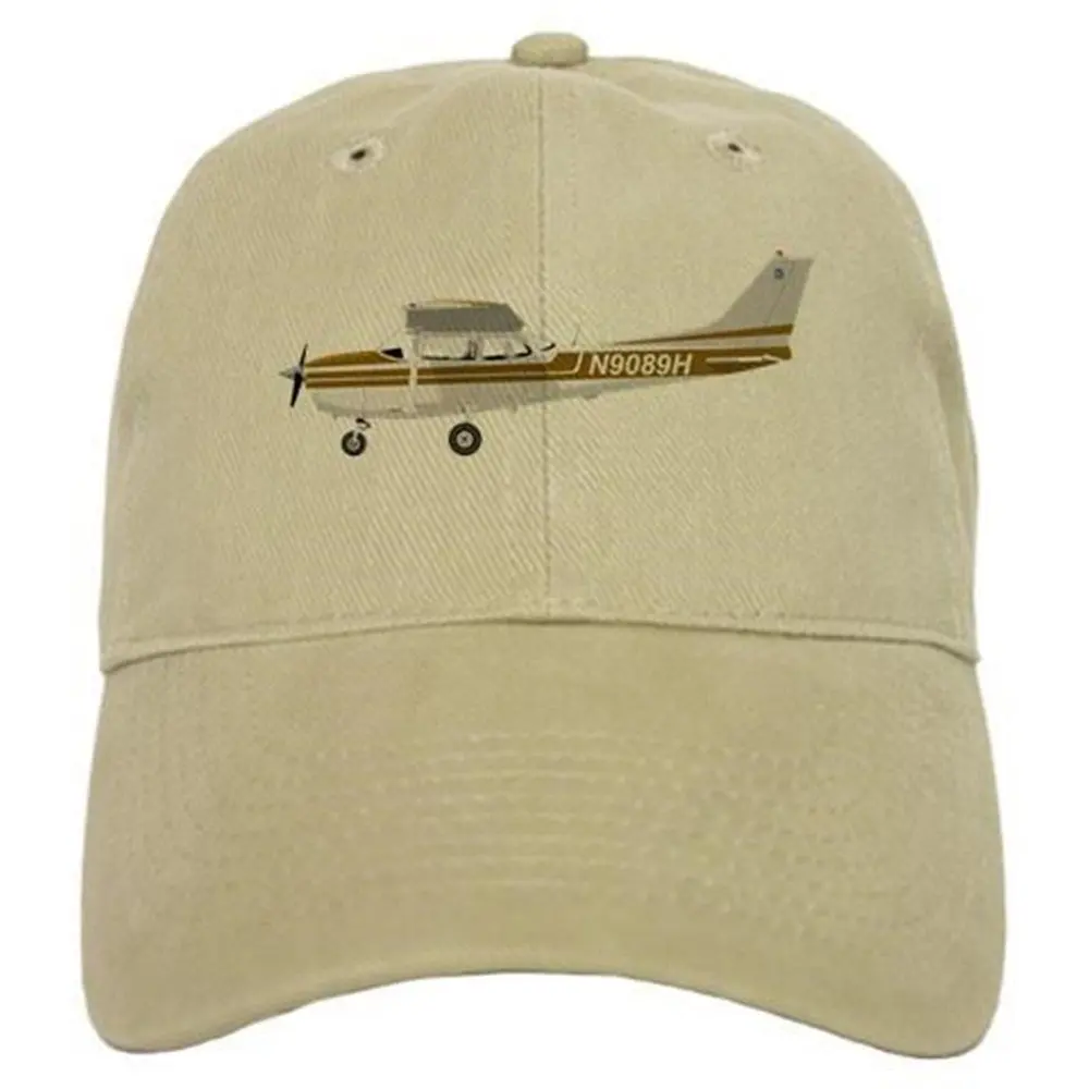 Cessna 172 Skyhawk коричневая бейсболка с регулируемой застежкой, уникальная бейсболка с принтом