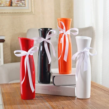 

FASHION CERAMIC VASE DECORATION LIVING ROOM TABLE ARTIFICIAL FLOWER VASE DECORATION MODERN MINIMALIST HOME DECORATION VASE