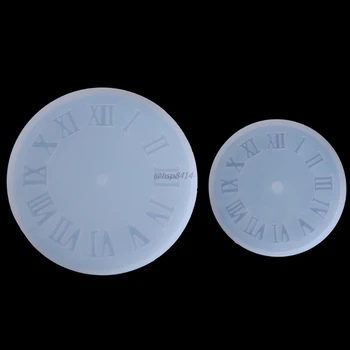 

Roman Numerals Silicone DIY Jewelry Mold Pendant Clock Shaped Fondant Cake Tools