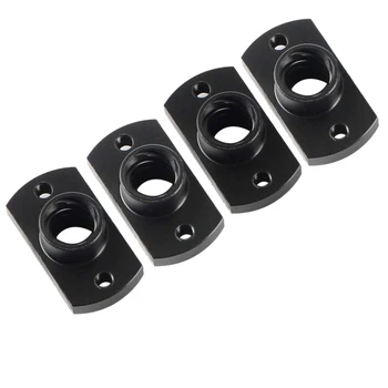 

4Pcs T8 Nut Trapezoidal Screw Nut POM Nut Screw Nuts 3D Printer Z Axis Trapezoid Motor Lead Screw Nut for 8MM Lead Screw