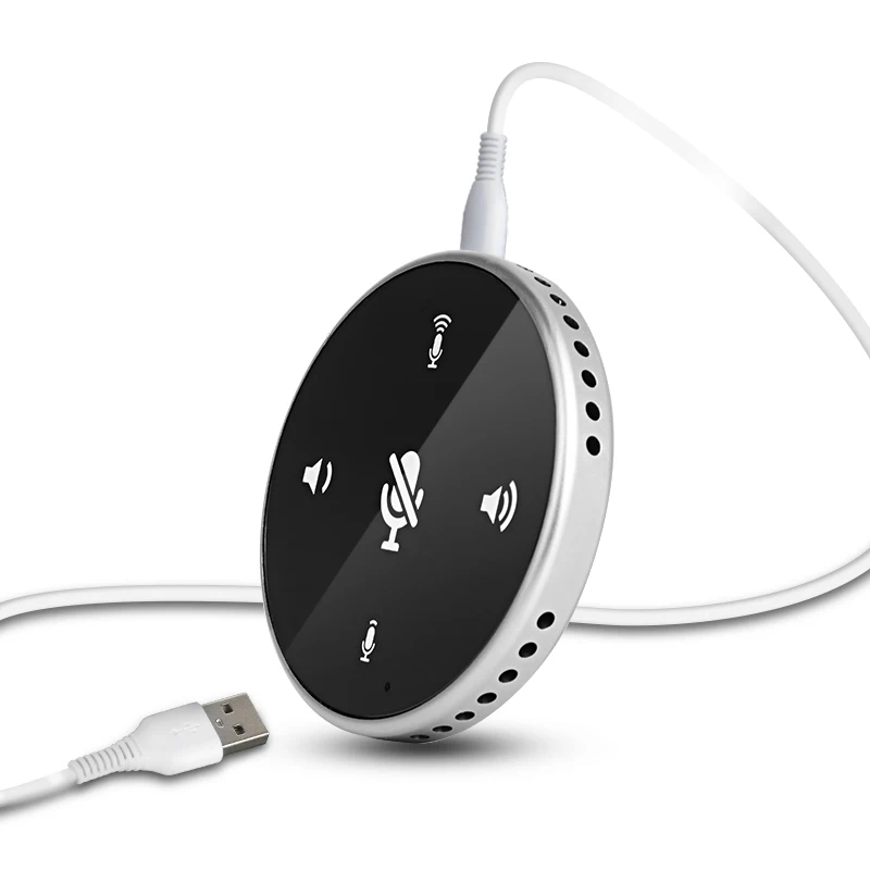 Computer Speakers with Microphone for Home Office Conference USB Speakerphone