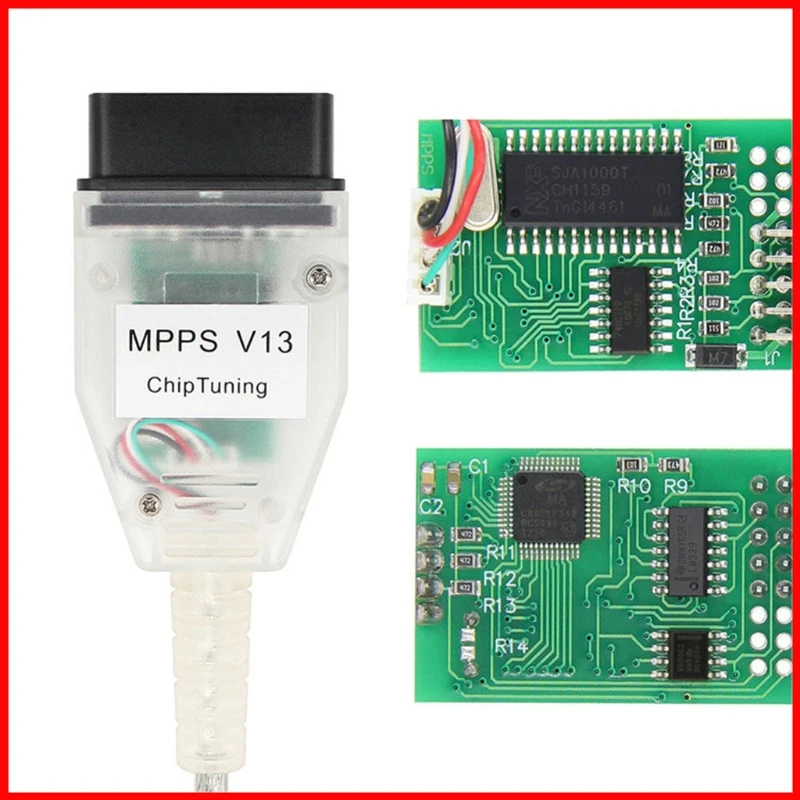 OBD2 MPPS V13.02 сканер диагностический инструмент кабель автомобильный ECU