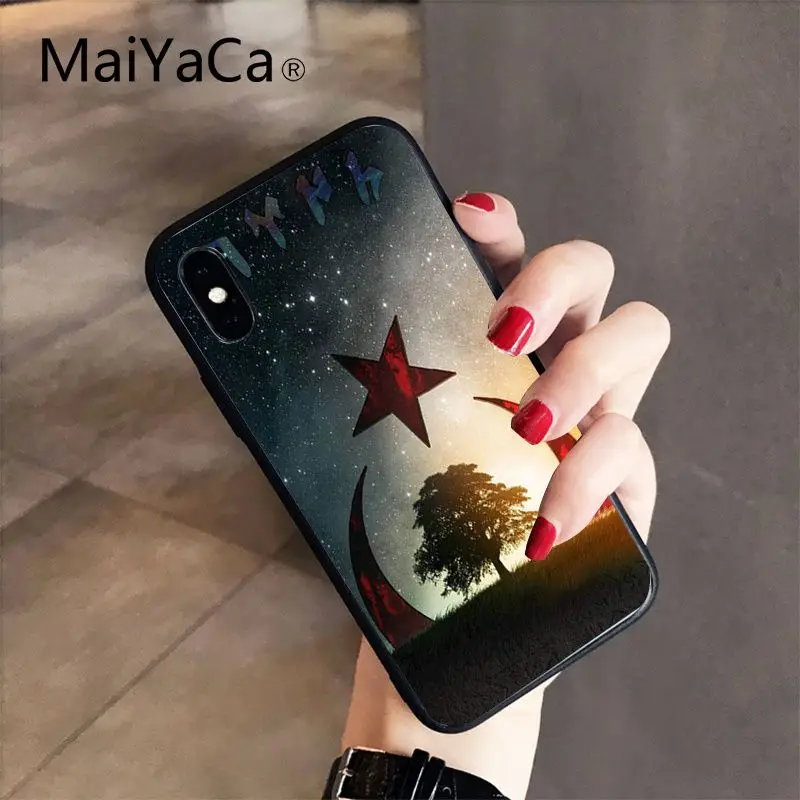 Чехол MaiYaCa azerana buta flag из ТПУ для iPhone X XS MAX 6 6s 7 7plus 8 8Plus 5 5S SE XR 10